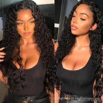 Wholesale virgin deep curly weave hair wig buying brazilian hair in china beauty stage 360 lace wig glueless curly recoolhair